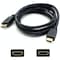 Add-On Addon 7.62M (25.00Ft) Hdmi 1.3 Male To Male Black Cable HDMI2HDMI25F-5PK - alternate 1
